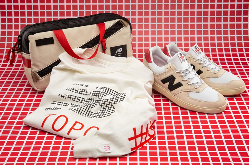 topo designs new balance 574 backpack fanny shoulder bag cream red brown all coasts Rover Quick Pack grid 