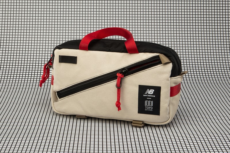 topo designs new balance 574 backpack fanny shoulder bag cream red brown all coasts Rover Quick Pack grid 