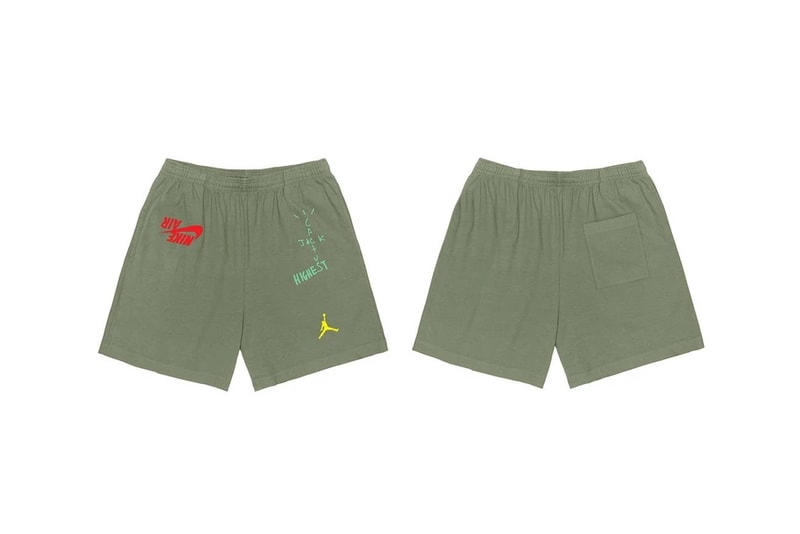 travis scott jordan highest in the room apparel brown green yellow cactus jack sweatpants sweatshirt hoodie t shirt