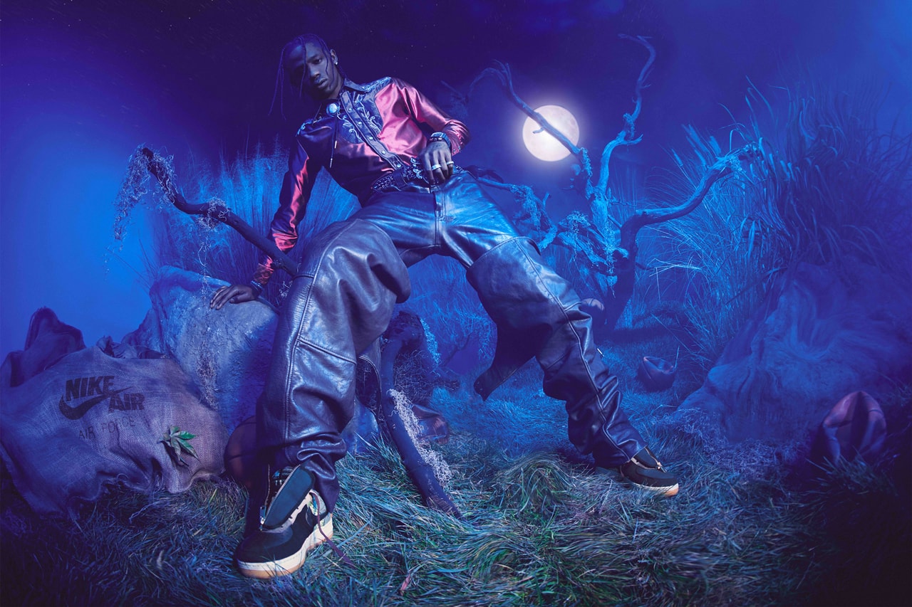 travis scott nike air force 1 low cactus jack 2019 release date info photos navy brown gum white CN2405 900