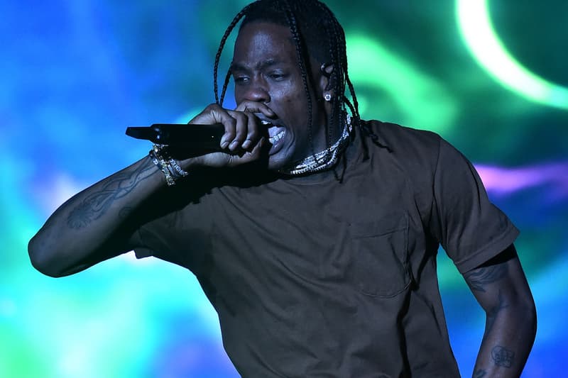 Travis Scott Rolling Loud New York Injury Performance Video Knee