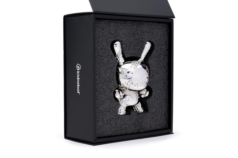Tristan Eaton "New Money" Metal Dunny Chrome Kidrobot