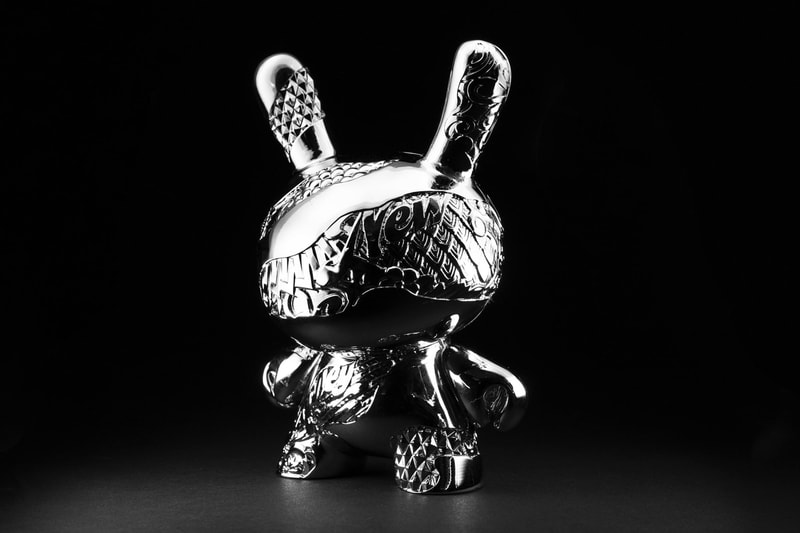 Tristan Eaton "New Money" Metal Dunny Chrome Kidrobot