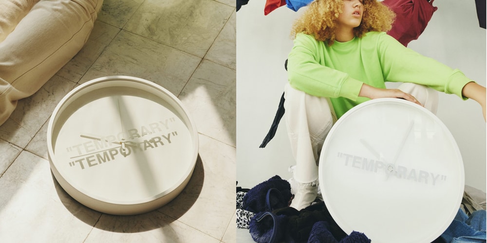 IKEA x Virigil Abloh Clock (Markerad Collection) (Neu (gemäss IKEA x Virigil Abloh Clock (Markerad Collection) (Neu (gemäss