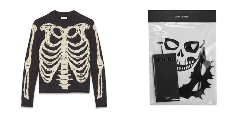 saint laurent day of the dead shirt