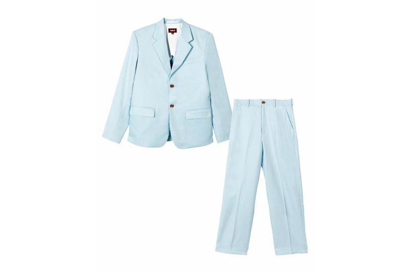 Tyler, the Creator 'IGOR' Costume Release Info Powder Blue Highlighter Green Yellow Red Blazer Trousers Platinum Blonde Wig 