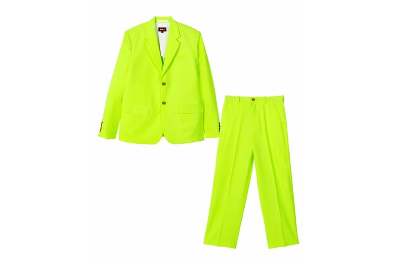Tyler, the Creator 'IGOR' Costume Release Info Powder Blue Highlighter Green Yellow Red Blazer Trousers Platinum Blonde Wig 