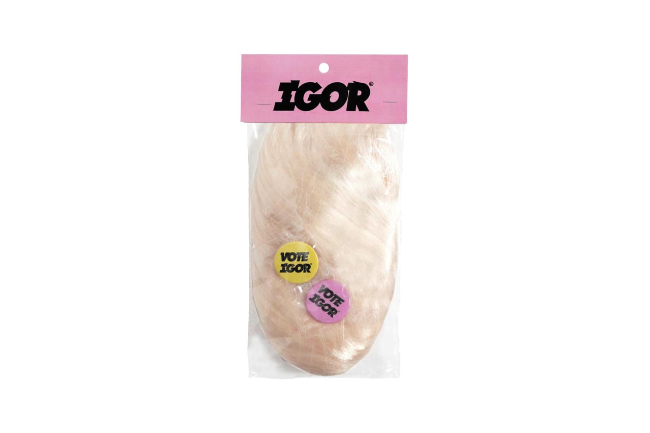 Tyler, the Creator 'IGOR' Costume Release Info Powder Blue Highlighter Green Yellow Red Blazer Trousers Platinum Blonde Wig 