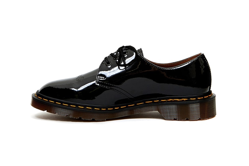undercover dr doc martens 1461 eb fall winter 2019 fw19 black glossy patent beige release information jun takahashi we make noise not clothes release information
