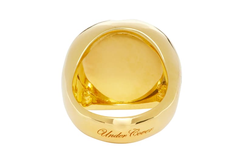 UNDERCOVER Gold Silver Eyeball Singet Ring jewelry jun takahashi accessories design rings halloween graphic made in japan 925