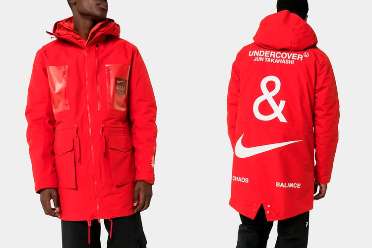 UNDERCOVER & Nike's Down-Filled Parka Coat is a Bold & Bright Winter-Ready Statement