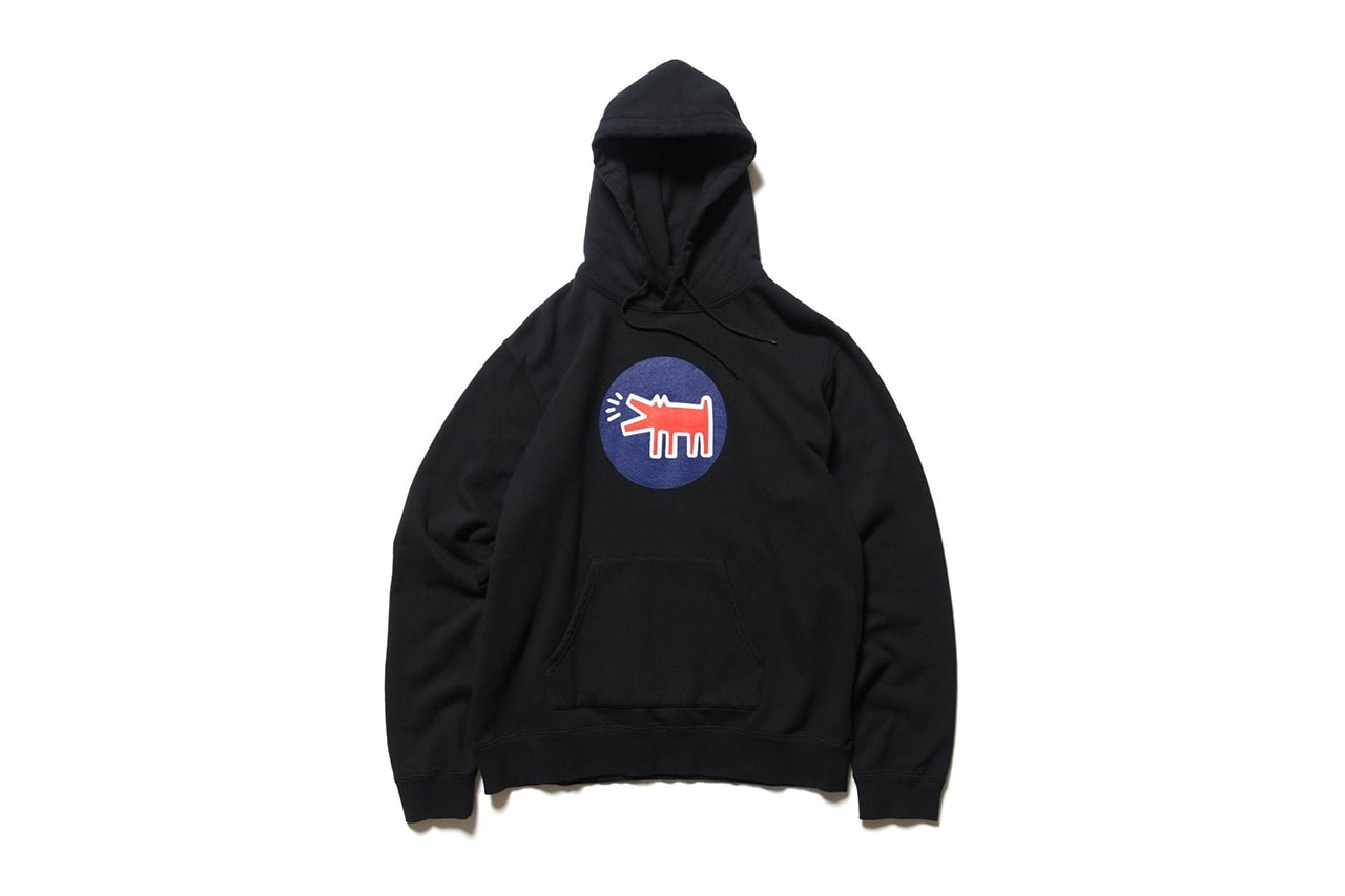 uniform experiment fragment design keith haring hoodie sweater cardigan collaboration collection release date november 2 2019 SOPHNET. 20th anniversary collection