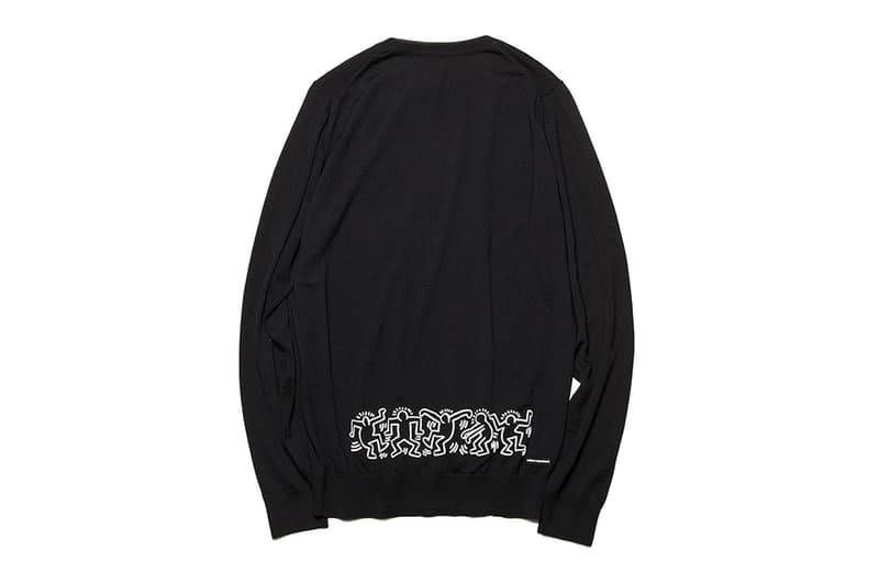 uniform experiment fragment design keith haring hoodie sweater cardigan collaboration collection release date november 2 2019 SOPHNET. 20th anniversary collection