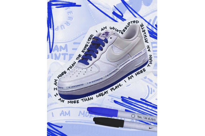 Uninterrupted Launches Nike Air Force 1 & E-Commerce Store apparel collection Maverick Carter collaborations lebron james more than an athlete