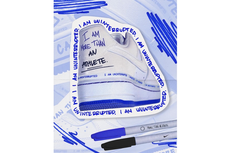Uninterrupted Launches Nike Air Force 1 & E-Commerce Store apparel collection Maverick Carter collaborations lebron james more than an athlete