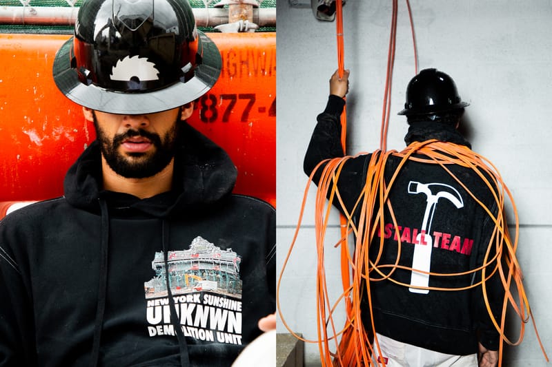 UNKNWN and New York Sunshine Craft Construction-Inspired "Demolition Unit" Collection