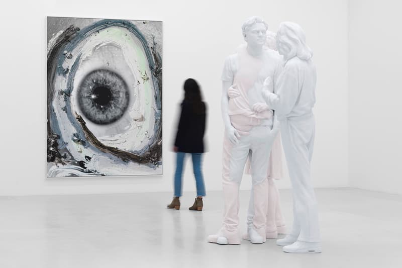 Urs Fischer "Leo" Exhibition Gagosian Paris Candle Sculptures Leonardo di Caprio George DiCaprio Irmelin Indenbirken White