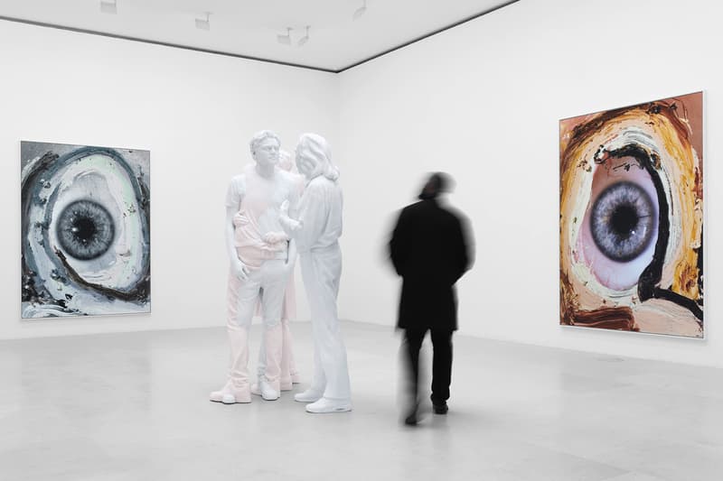 Urs Fischer "Leo" Exhibition Gagosian Paris Candle Sculptures Leonardo di Caprio George DiCaprio Irmelin Indenbirken White