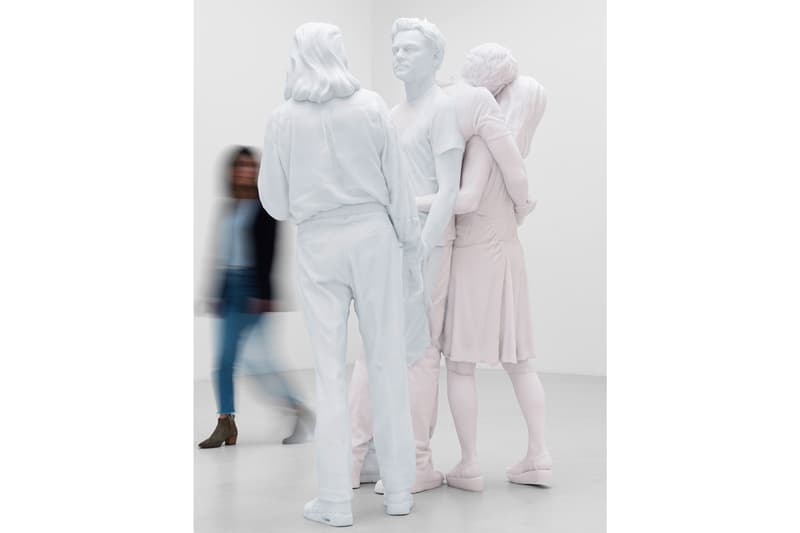 Urs Fischer "Leo" Exhibition Gagosian Paris Candle Sculptures Leonardo di Caprio George DiCaprio Irmelin Indenbirken White