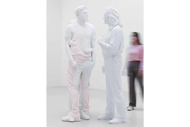 Urs Fischer "Leo" Exhibition Gagosian Paris Candle Sculptures Leonardo di Caprio George DiCaprio Irmelin Indenbirken White