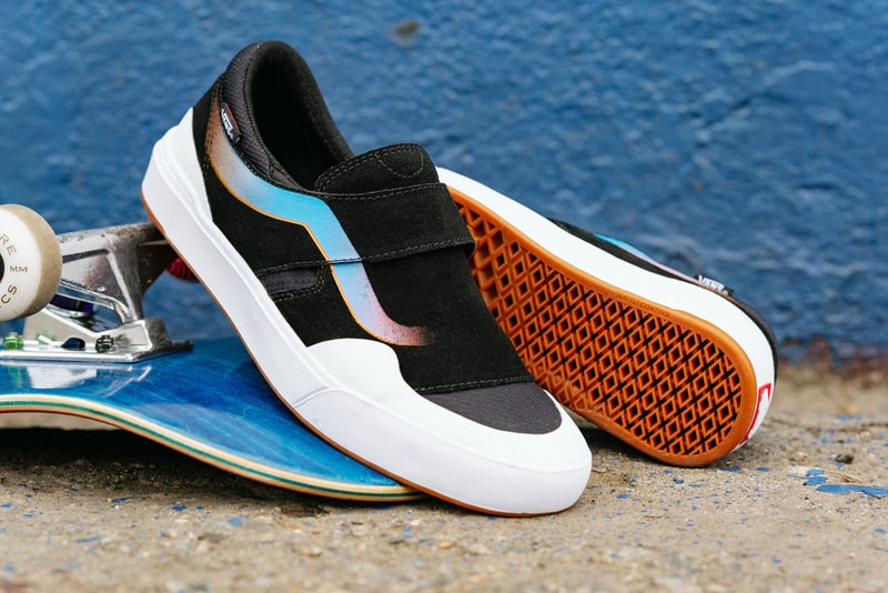 vans slip on exp pro black blue tan white wafflecontrol waffle control skateboarding