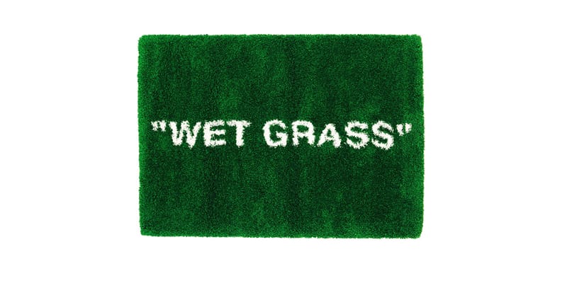 virgil abloh x ikea wet grass