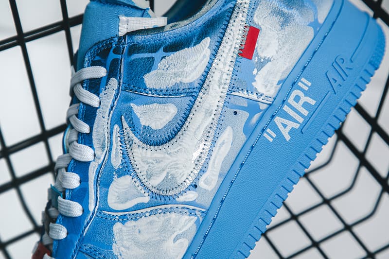 Virgil Abloh x MCA Chicago x Cassius Hirst x Nike Air Force 1 '07 Closer Look Images Up Close Official Limited Edition 20 Units Art Sneaker Collaboration