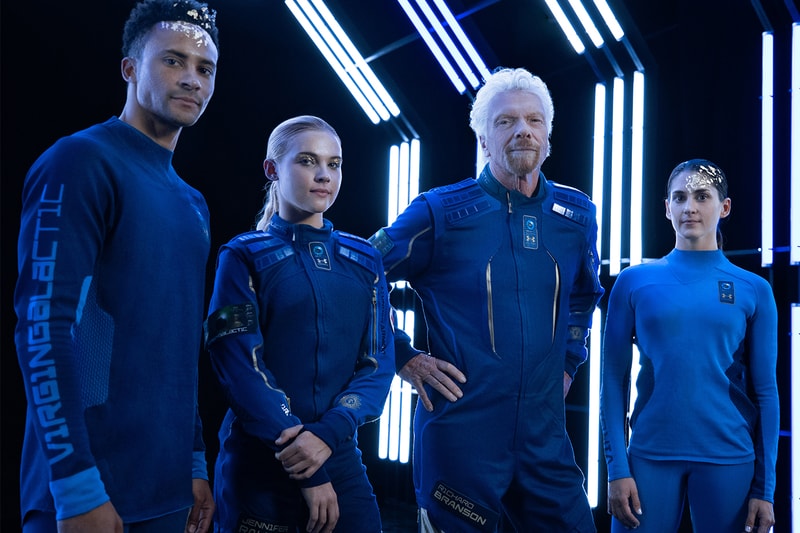 Virgin Galactic x Under Armour Unveil Spacewear world's first space travel Sir Richard Branson Kevin Plank astronaut exploration   