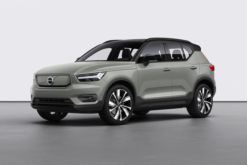 Volvo Fully Electric XC40 Recharge Debut crossover powertrain 408 horsepower 304 kilowatts range mileage fast charging