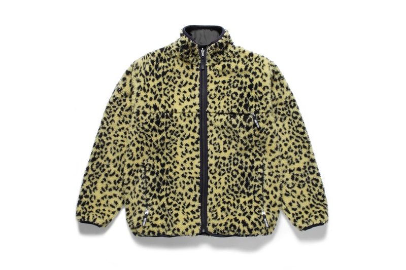 WACKO MARIA Leopard Print Reversible Fleece Jacket outerwear zip up sweaters guilty parties paradise tokyo pattern animal nylon fall winter 2019