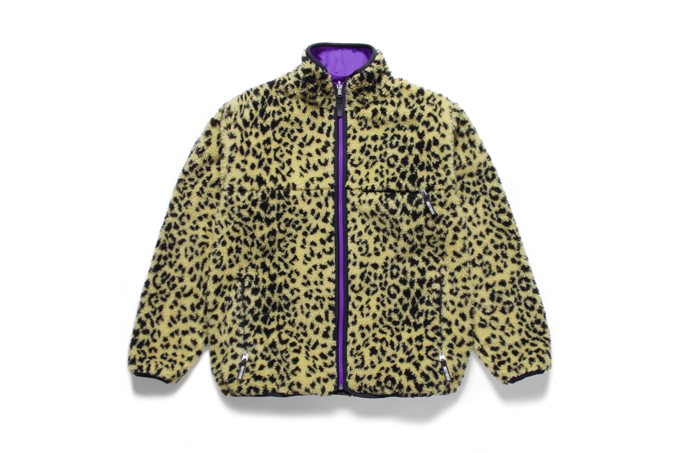 WACKO MARIA Leopard Print Reversible Fleece Jacket outerwear zip up sweaters guilty parties paradise tokyo pattern animal nylon fall winter 2019