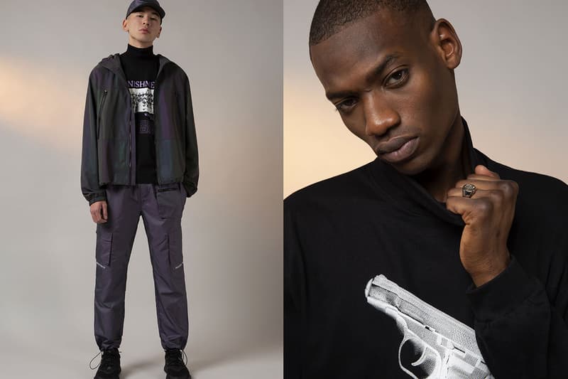Wasted Paris "COLLAPSE" Fall/Winter 2019 Collection Lookbook Post Apocalyptic Atmosphere Outwear Techwear Cozy ripstop fabrics holo reflective double reflections thermo-sensitive