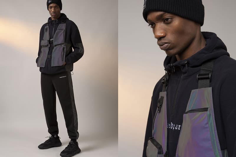 Wasted Paris "COLLAPSE" Fall/Winter 2019 Collection Lookbook Post Apocalyptic Atmosphere Outwear Techwear Cozy ripstop fabrics holo reflective double reflections thermo-sensitive