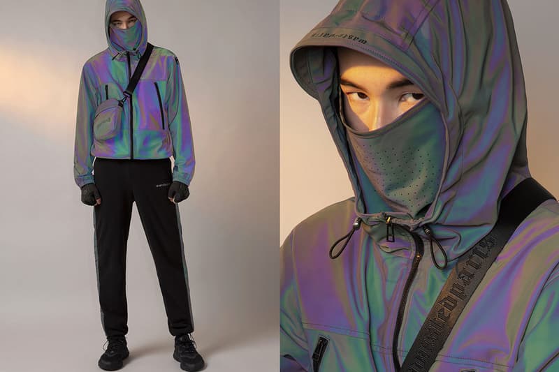 Wasted Paris "COLLAPSE" Fall/Winter 2019 Collection Lookbook Post Apocalyptic Atmosphere Outwear Techwear Cozy ripstop fabrics holo reflective double reflections thermo-sensitive