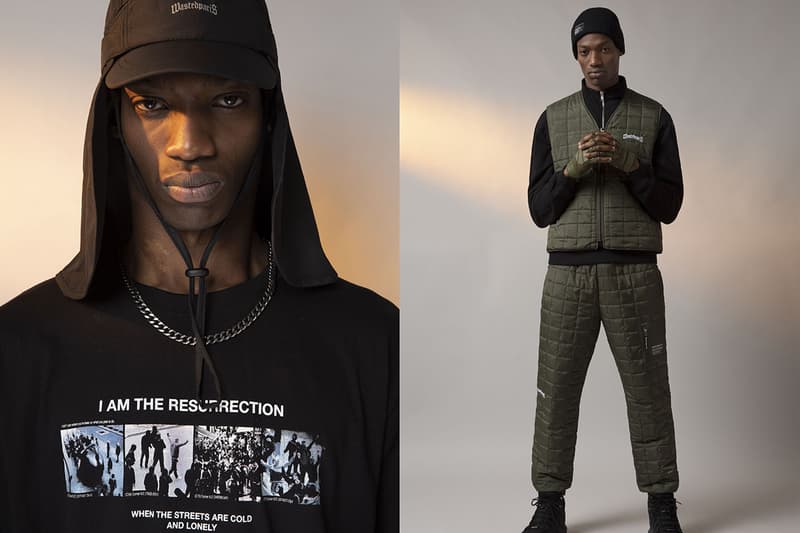 Wasted Paris "COLLAPSE" Fall/Winter 2019 Collection Lookbook Post Apocalyptic Atmosphere Outwear Techwear Cozy ripstop fabrics holo reflective double reflections thermo-sensitive