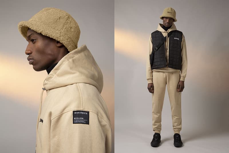 Wasted Paris "COLLAPSE" Fall/Winter 2019 Collection Lookbook Post Apocalyptic Atmosphere Outwear Techwear Cozy ripstop fabrics holo reflective double reflections thermo-sensitive