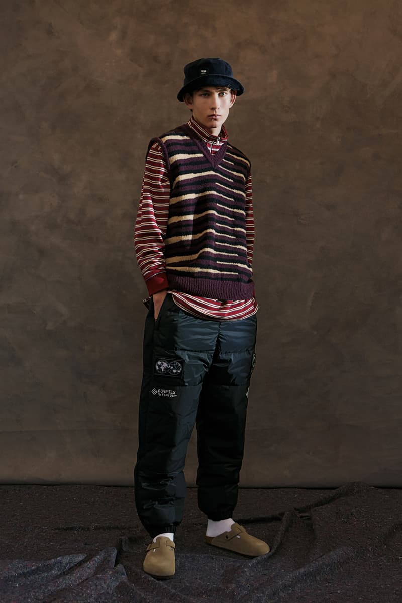 Wood Wood Fall/Winter 2019 Editorial GORE-TEX Nike Gyakusou ZM Pegasus 36 TR Snow Peak Work Vest CristaSeya Bless Denim Jacket Parkas Beanies Trousers Blazers Vests Hats