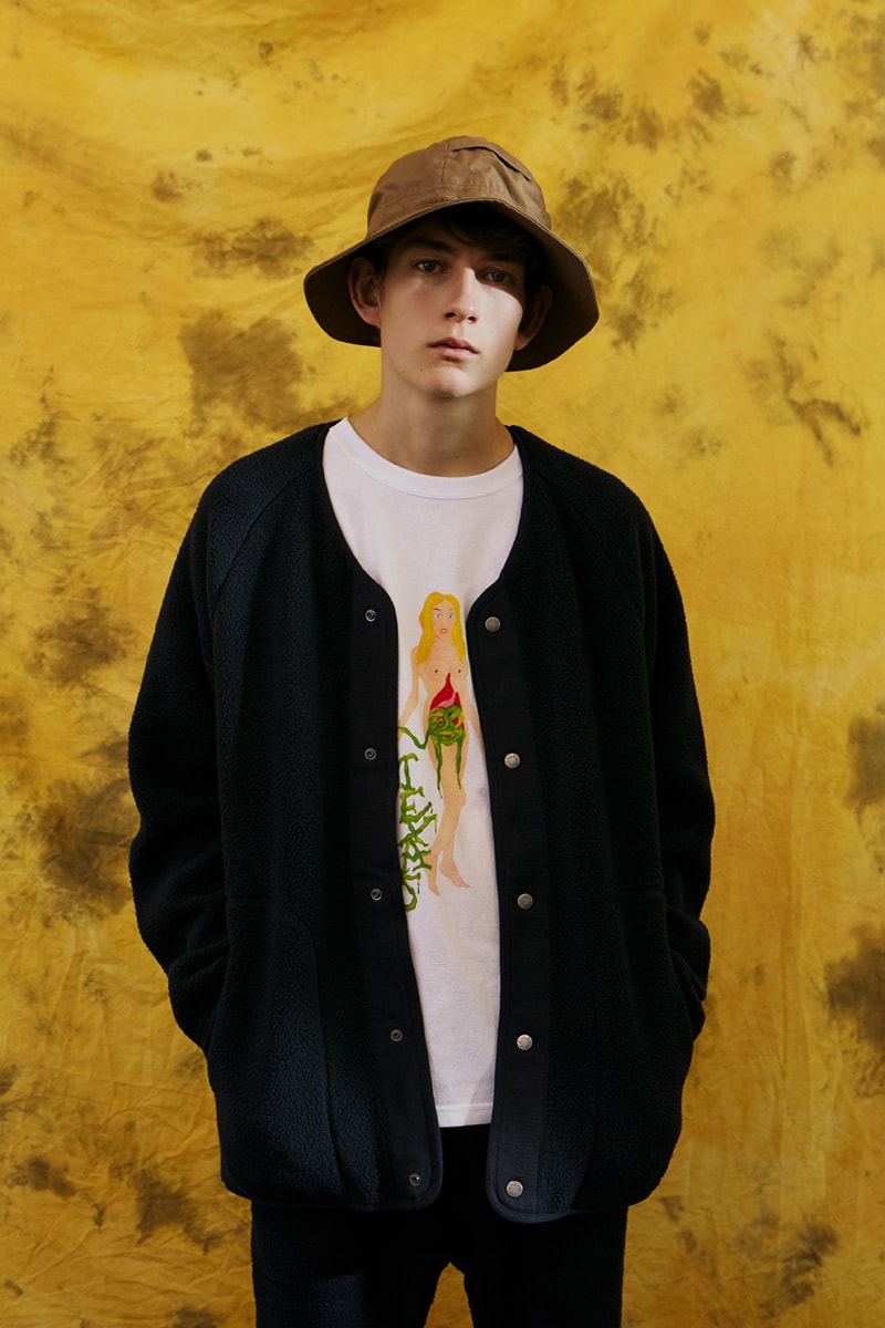 Wood Wood Fall/Winter 2019 Editorial GORE-TEX Nike Gyakusou ZM Pegasus 36 TR Snow Peak Work Vest CristaSeya Bless Denim Jacket Parkas Beanies Trousers Blazers Vests Hats