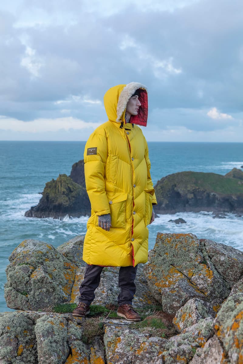 Woolrich Sustainable Collection Designed by Jeff Griffin Fall Winter 2019 FW19 Lookbook Campaign Imagery First Look Outerwear Carbon Neutral Design Studio Majocchi