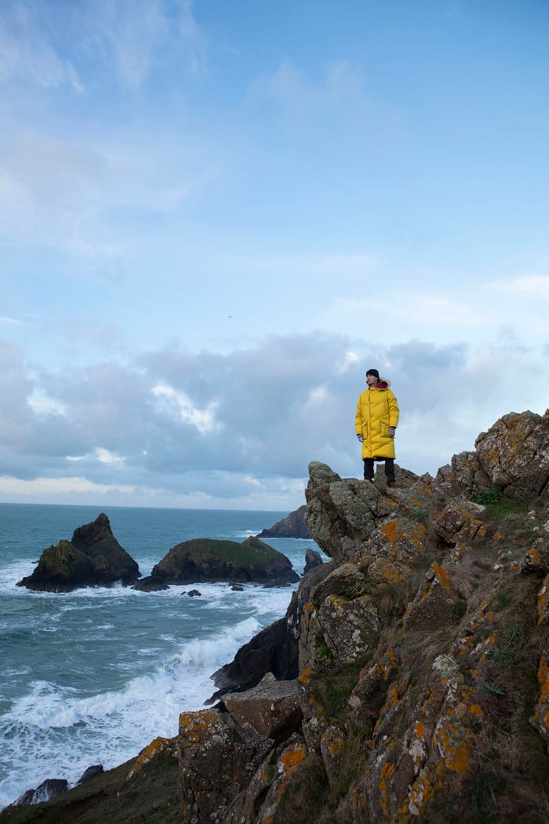 Woolrich Sustainable Collection Designed by Jeff Griffin Fall Winter 2019 FW19 Lookbook Campaign Imagery First Look Outerwear Carbon Neutral Design Studio Majocchi