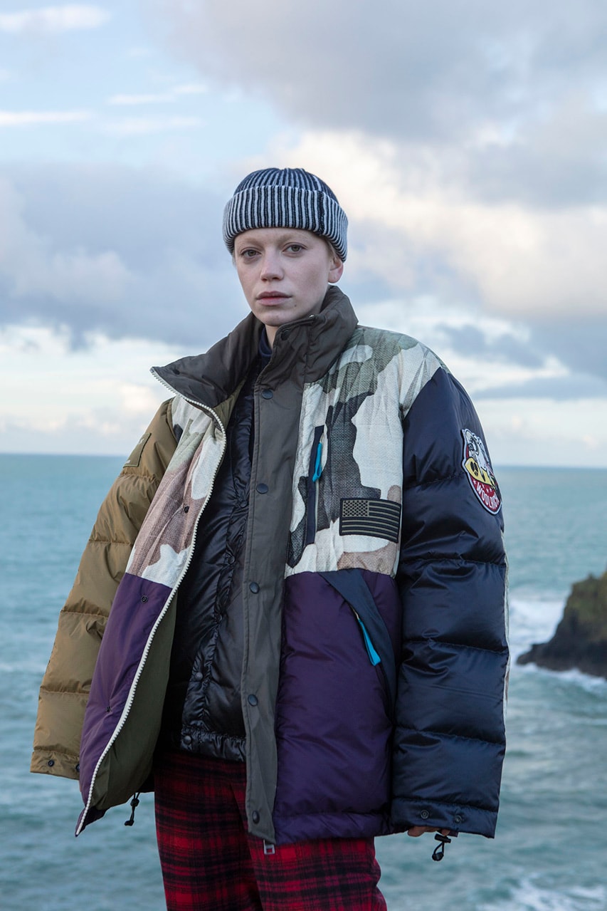 Woolrich Sustainable Collection Designed by Jeff Griffin Fall Winter 2019 FW19 Lookbook Campaign Imagery First Look Outerwear Carbon Neutral Design Studio Majocchi