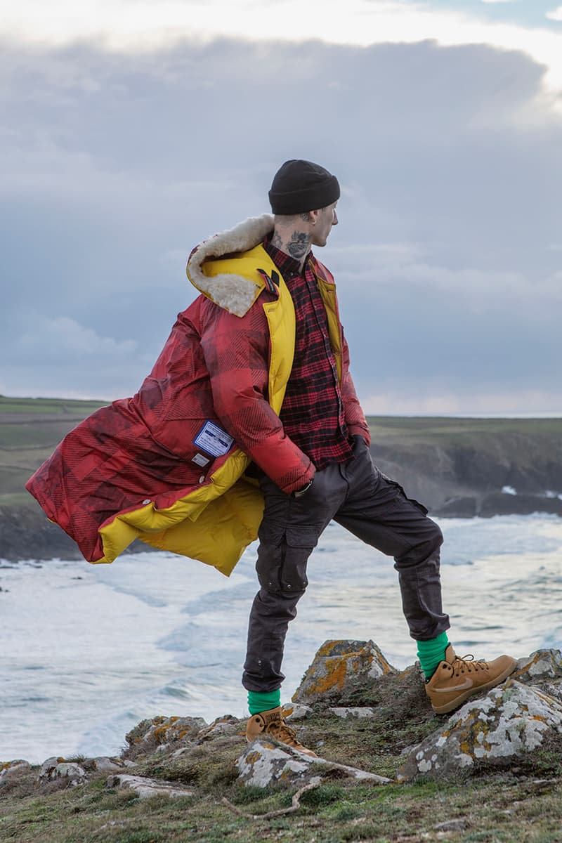 Woolrich Sustainable Collection Designed by Jeff Griffin Fall Winter 2019 FW19 Lookbook Campaign Imagery First Look Outerwear Carbon Neutral Design Studio Majocchi