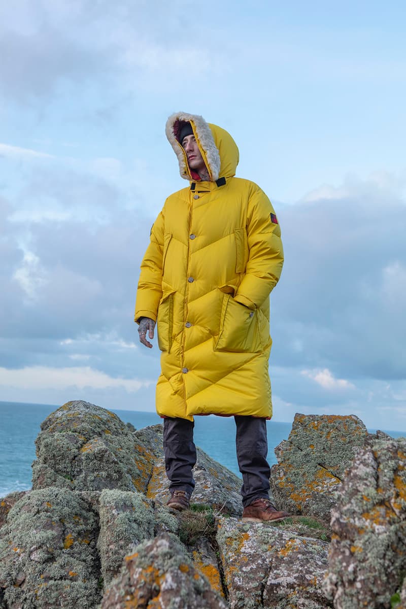 Woolrich Sustainable Collection Designed by Jeff Griffin Fall Winter 2019 FW19 Lookbook Campaign Imagery First Look Outerwear Carbon Neutral Design Studio Majocchi