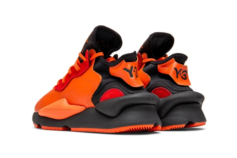 adidas y3 kaiwa orange red black yohji yamamoto