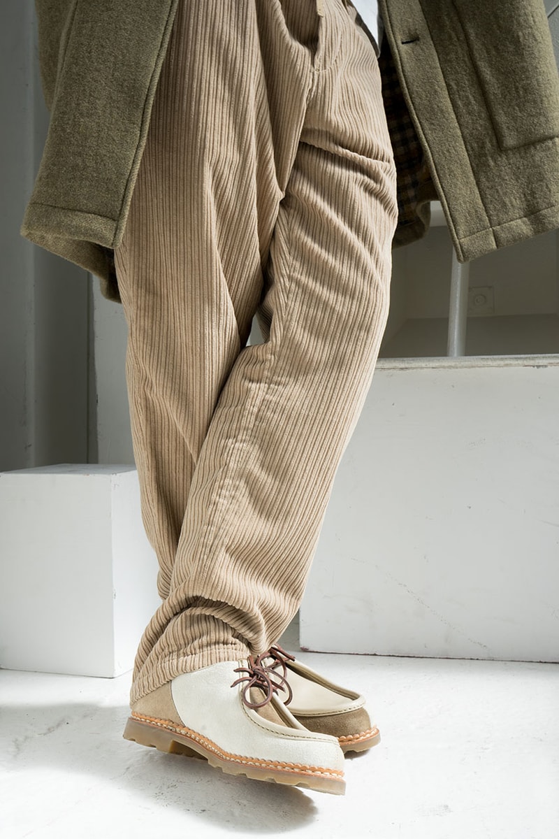 ymc you must create paraboot michael silhouette show fall winter 2019 fw19 black ecru suede leather release information buy cop purchase order now
