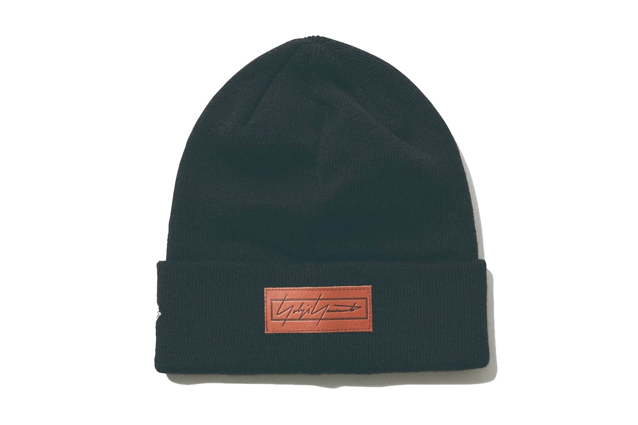 New Era japan yohji yamamoto collaboration collection hat snap back strap flat brim curved logo embroidery text fall winter 2019 fw19 backpack sling tote pouch bag document case gloves touch screen tee shirt drop release date november 1