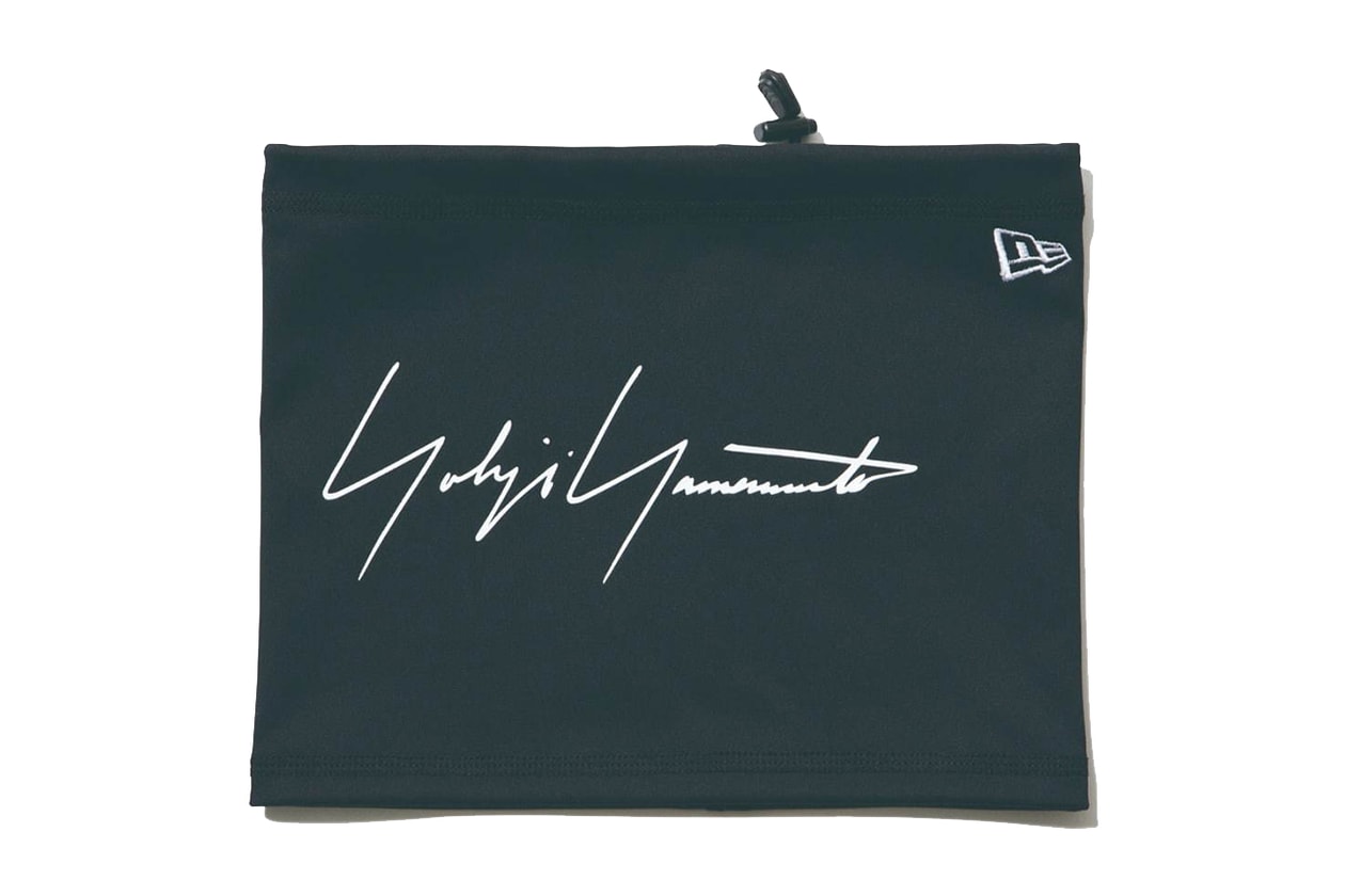 New Era japan yohji yamamoto collaboration collection hat snap back strap flat brim curved logo embroidery text fall winter 2019 fw19 backpack sling tote pouch bag document case gloves touch screen tee shirt drop release date november 1