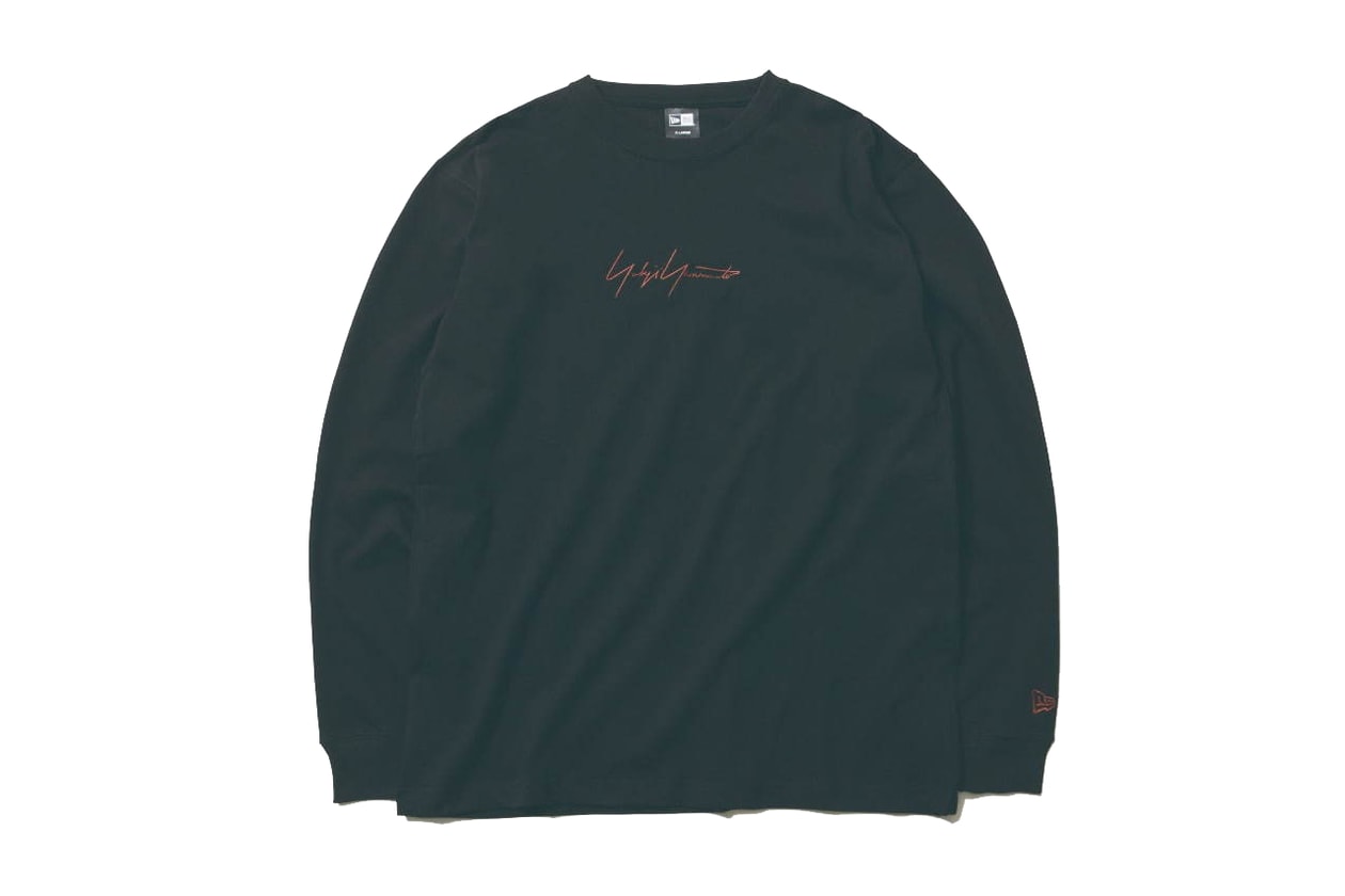 New Era japan yohji yamamoto collaboration collection hat snap back strap flat brim curved logo embroidery text fall winter 2019 fw19 backpack sling tote pouch bag document case gloves touch screen tee shirt drop release date november 1