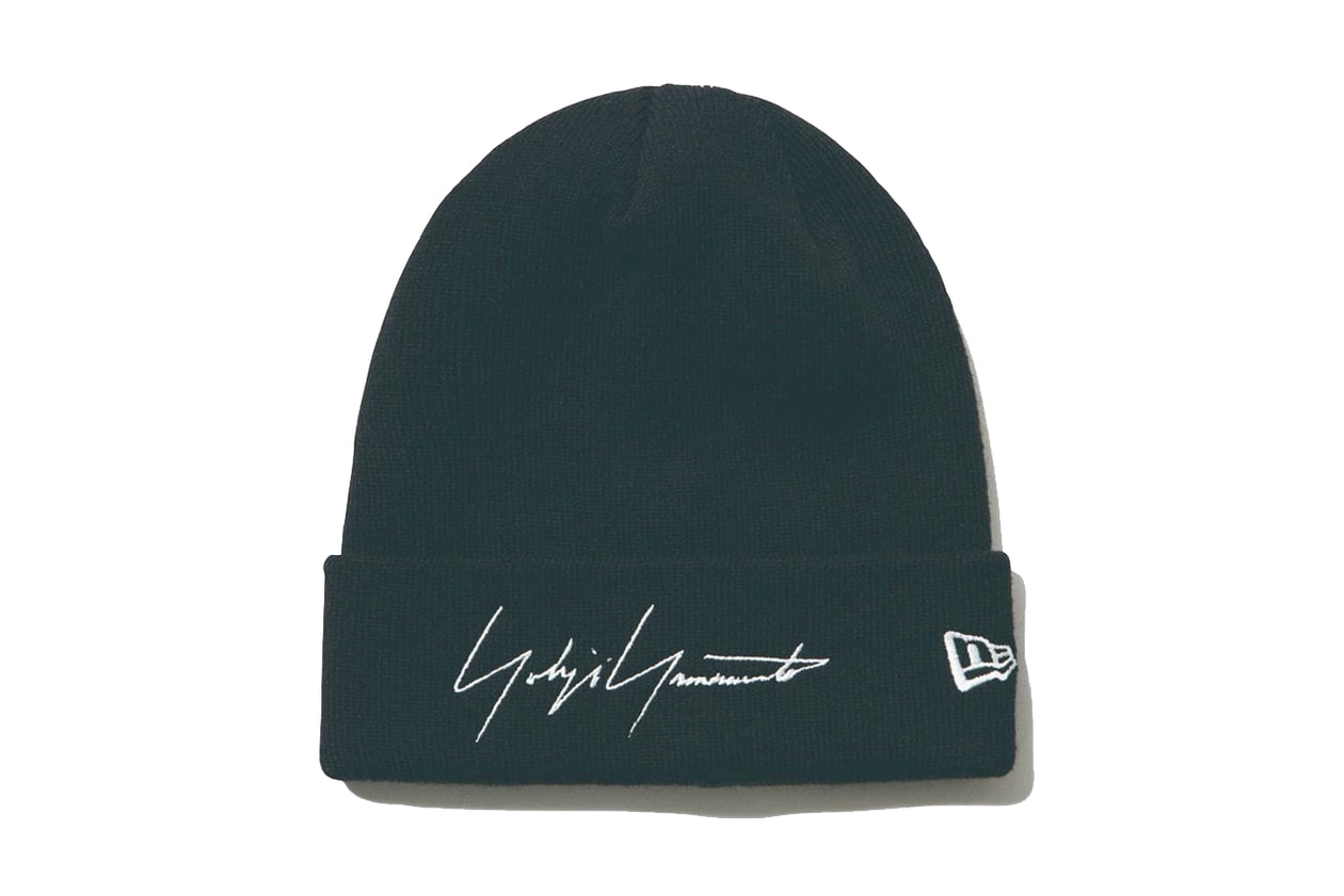 New Era japan yohji yamamoto collaboration collection hat snap back strap flat brim curved logo embroidery text fall winter 2019 fw19 backpack sling tote pouch bag document case gloves touch screen tee shirt drop release date november 1