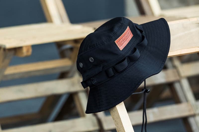New Era japan yohji yamamoto collaboration collection hat snap back strap flat brim curved logo embroidery text fall winter 2019 fw19 backpack sling tote pouch bag document case gloves touch screen tee shirt drop release date november 1